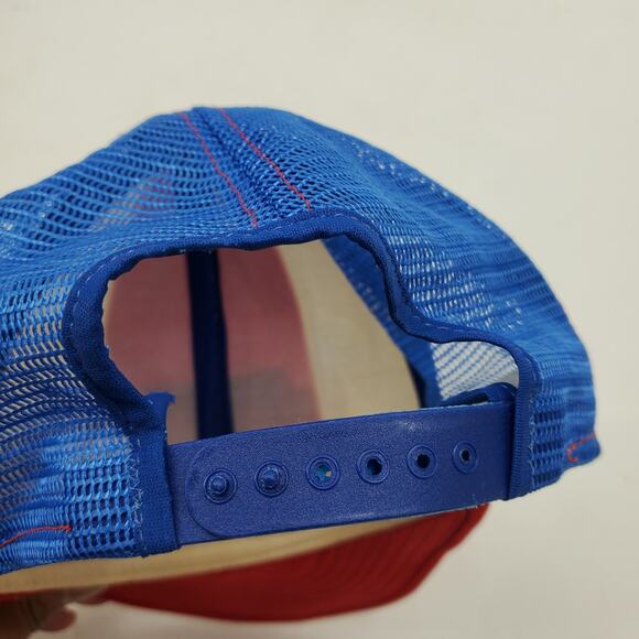 1984 Super Bowl XVIII Trucker Cap Vintage 1980s Snapback Hat Mesh Back NFL OS - Picture 7 of 8